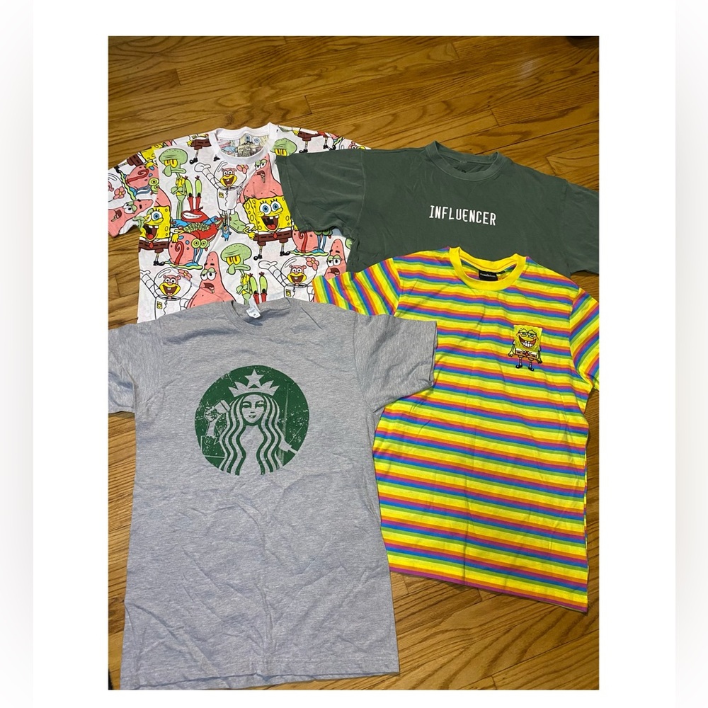 4 brand new T-shirt bundle size M New! #3